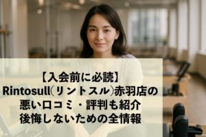 【入会前に必読】Rintosull(リントスル)赤羽店の悪い口コミ・評判も紹介