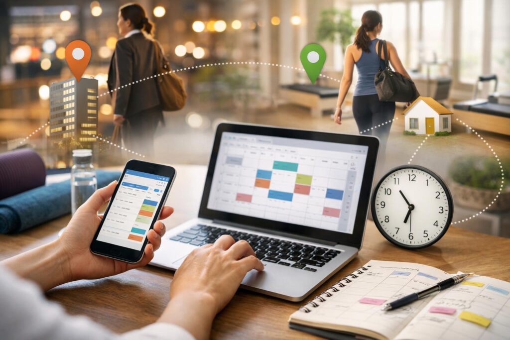 zen place pilatesの予約システムや通い方の特徴