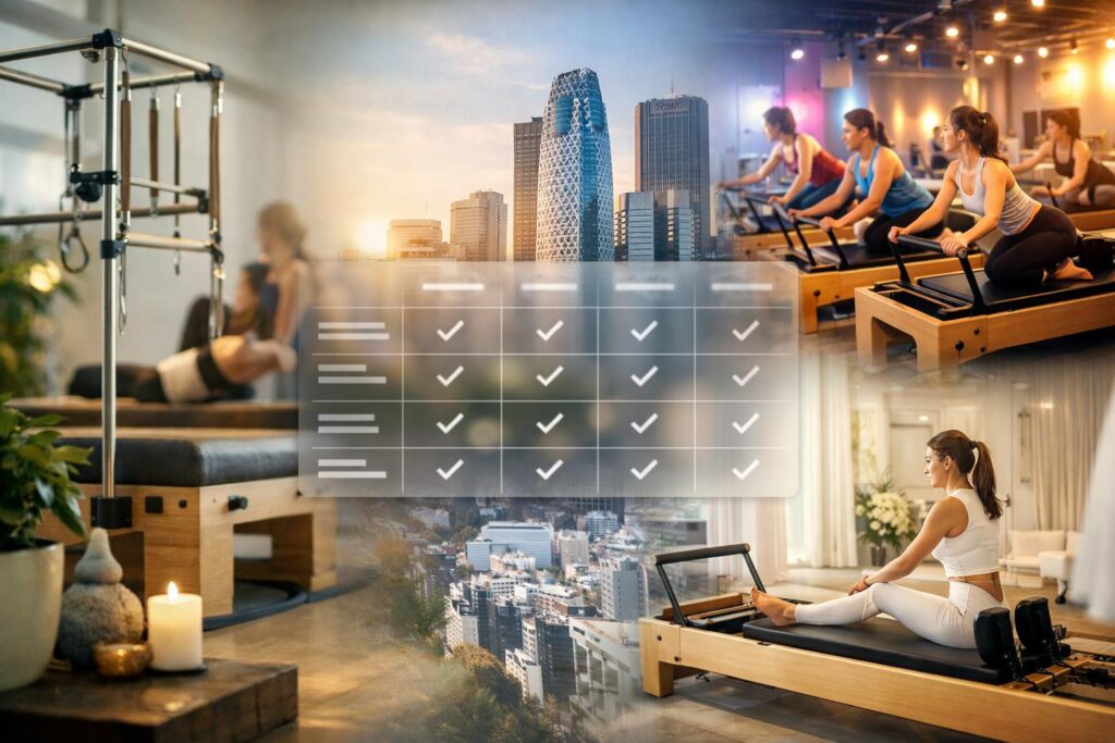 zen place ピラティス 新宿南口と他ピラティススタジオとの違い